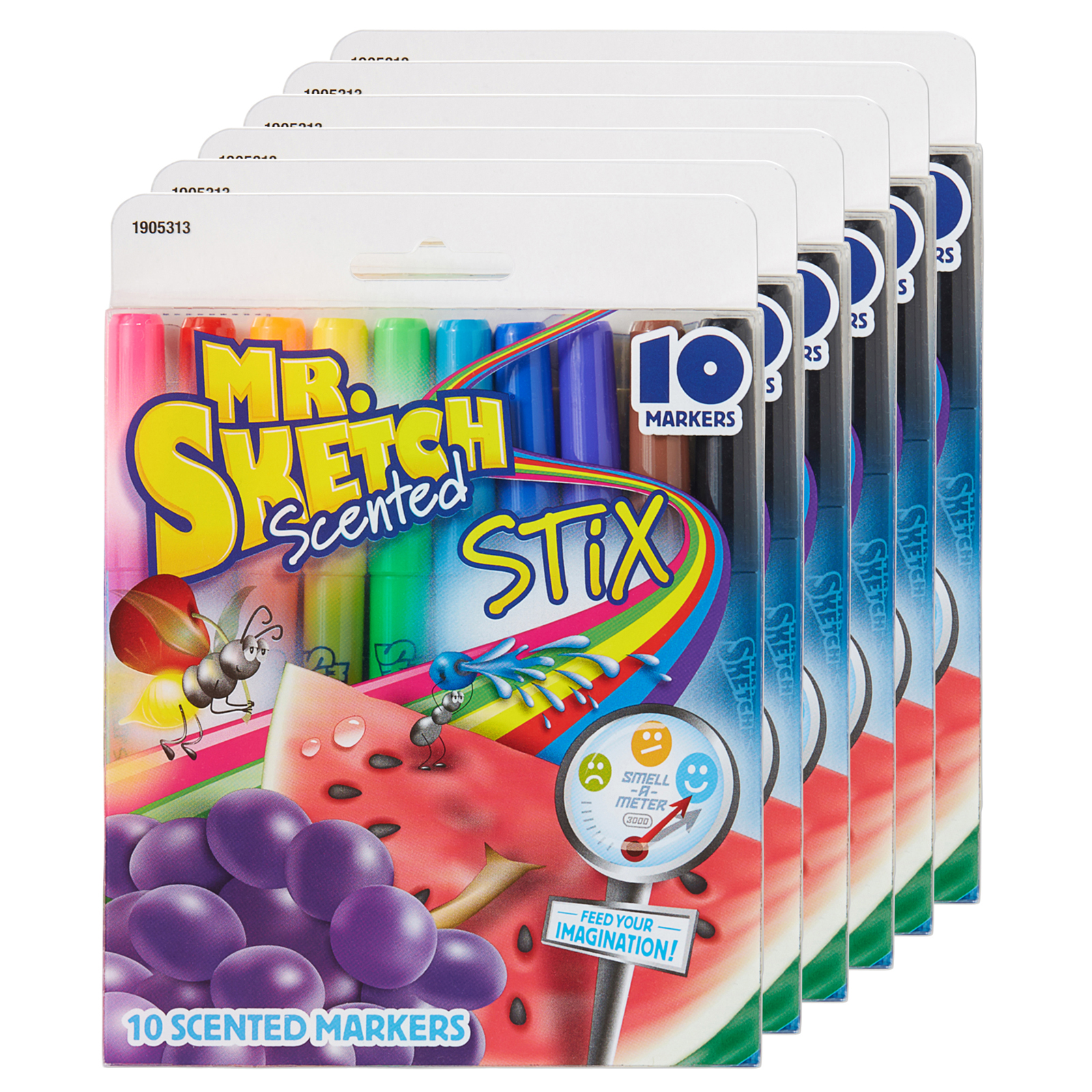 Mr. Sketch® Scented Stix Markers, 6 Packs of 10